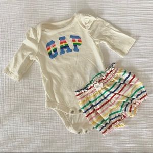 Gap Baby Bodysuit & Shorts Set